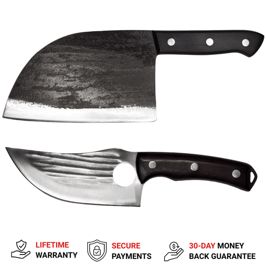 Vachelli Butcher's Choice premium knife set for professional meat cutting.