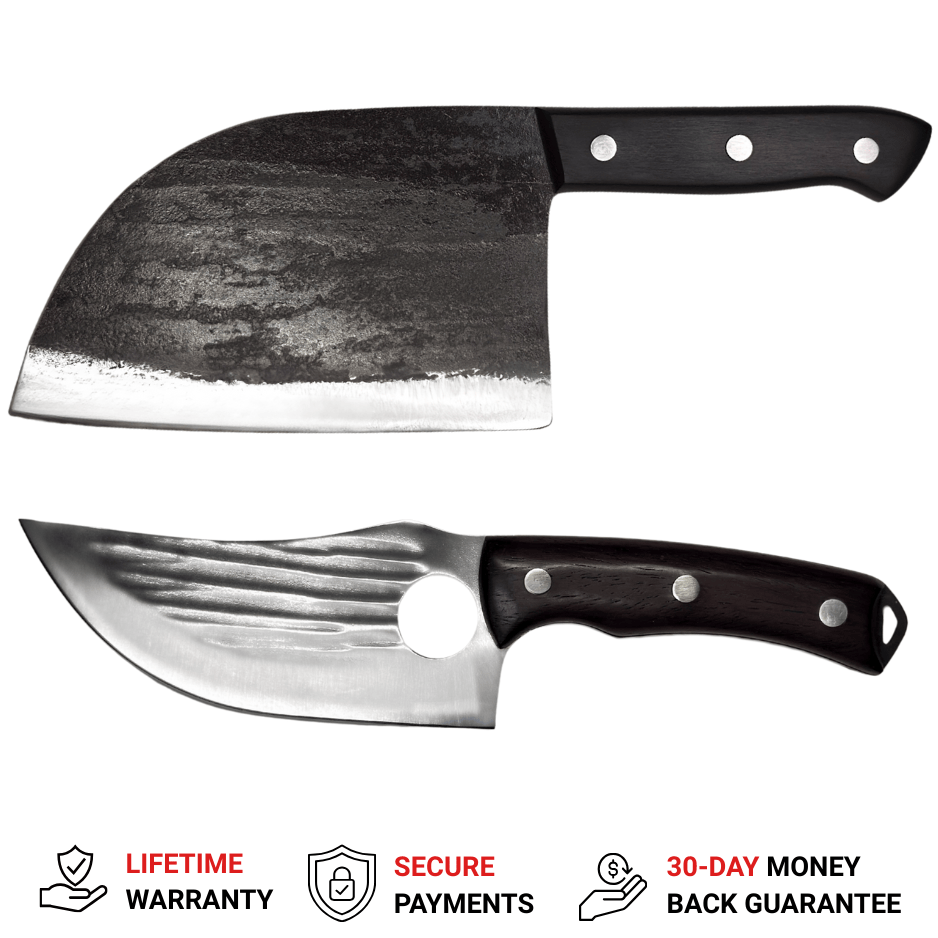 Vachelli Butcher's Choice premium knife set for professional meat cutting.