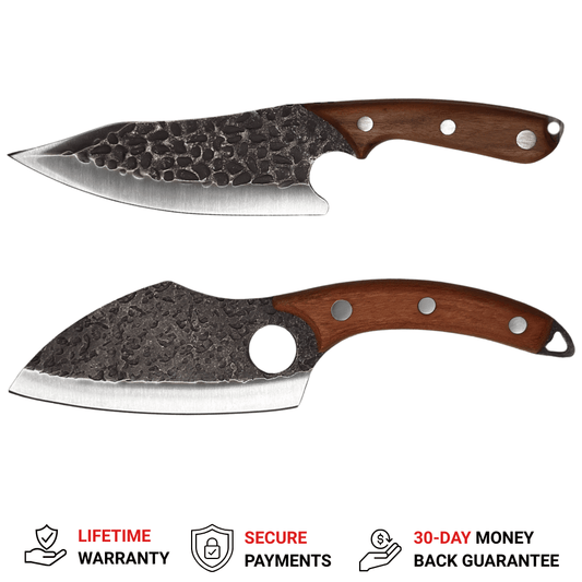 Vachelli Edgeborn Duo premium knife set with two high-quality kitchen knives.