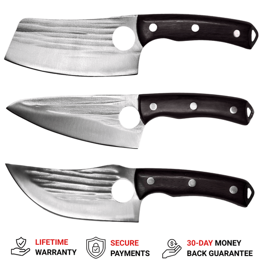 Vachelli Signature Set premium knife collection with multiple forged knives.